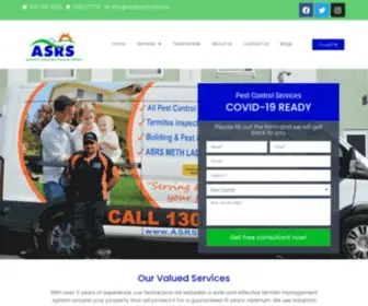 Asrspest.com.au(Pest Control Services in Parramatta) Screenshot