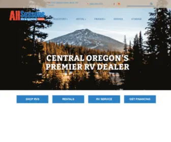 ASRVM.com(Shop new & used RV's and boats for sale at All Seasons RV & Marine in Bend) Screenshot