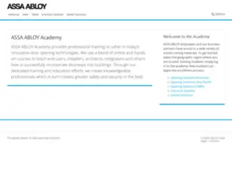 Assaabloyamericasuniversity.com(ASSA ABLOY) Screenshot