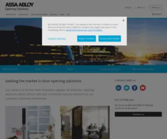 Assaabloy.co.uk(Our vision) Screenshot