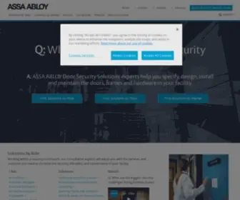 Assaabloydss.com(ASSA ABLOY Door Security Solutions) Screenshot