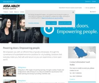 Assaabloyentrance.com.sa(ASSA ABLOY Entrance Systems) Screenshot