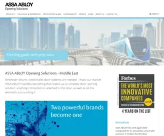 Assaabloyopeningsolutions.ae(ASSA ABLOY) Screenshot