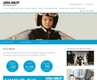 Assaabloyopeningsolutions.fr(ASSA ABLOY France) Screenshot