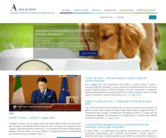 Assalzoo.it(Associazione Nazionale tra i Produttori di Alimenti Zootecnici) Screenshot