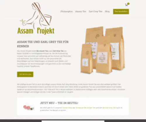 Assam-Projekt.de(Bio Assam Tee in bester Qualität) Screenshot