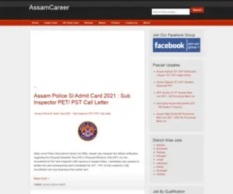 Assamcareer.co.in(Jobs News in Assam) Screenshot