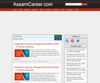Assamcareer.com(Jobs In Assam) Screenshot