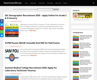 Assamcareer365.com(Job News In Assam) Screenshot