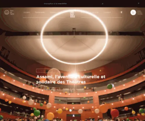 Assami.org(Amis et mécènes du spectacle vivant sur le territoire Aix) Screenshot