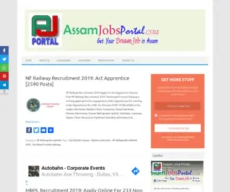 Assamjobsportal.com(Assam Jobs Portal) Screenshot