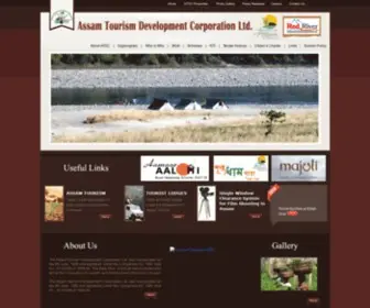 Assamtourismonline.com(Assam Tourism Development Corporation Ltd) Screenshot