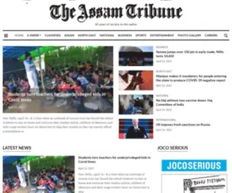 Assamtribune.com(The Assam Tribune) Screenshot