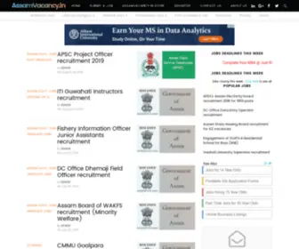 Assamvacancy.in(All the job vacancies in one platform) Screenshot