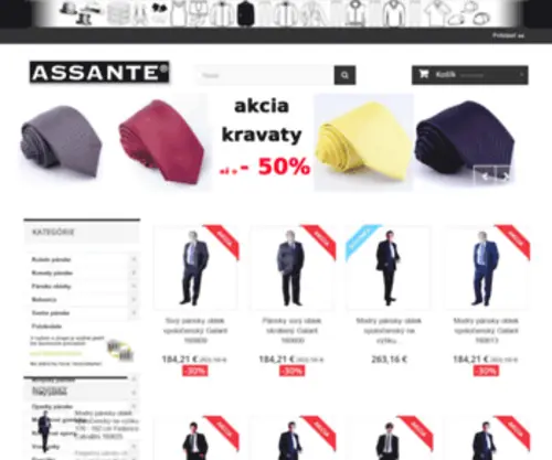 Assante.sk(Pánska) Screenshot