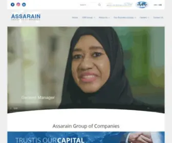 Assarain.com(Assarain Group of Companies) Screenshot