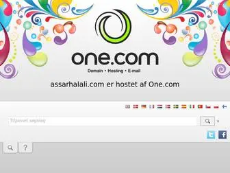 Assarhalali.com(Hosted By One.com) Screenshot