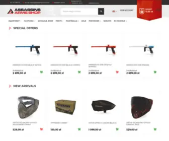 Assassins-ARMS.com(Assassins Arms Shop) Screenshot