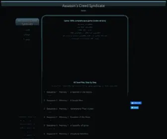 Assassinscreedsavegames.com(Assassin's Creed Syndicate saves) Screenshot