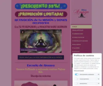 Assaya.net(Escuela Iniciatica Yo Soy Luz (CURSOS en VIDEO)) Screenshot