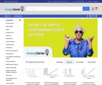 Assaygenie.com(Assay Genie) Screenshot