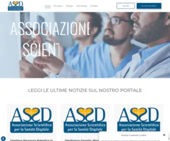 ASSD.it(Associazione Scientifica per la Sanità Digitale) Screenshot