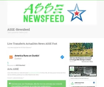 Asse-Newsfeed.com(Live Transferts Actualités News ASSE Foot) Screenshot