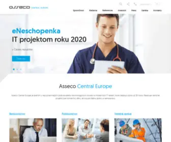 Asseco-CE.com(Asseco Central Europe) Screenshot