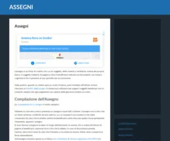 Assegni.net(ASSEGNI) Screenshot