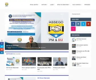 Assego.com.br(Associação dos Subtenentes e Sargentos do Estado de Goiás) Screenshot