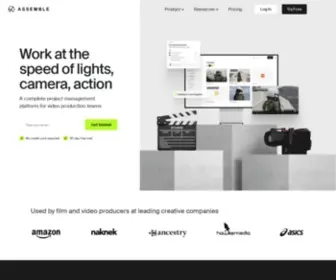 Assemble.tv(Project Management for Video Production Teams) Screenshot