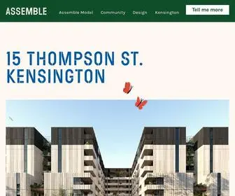 Assemble15Thompson.com.au(15 Thompson St) Screenshot