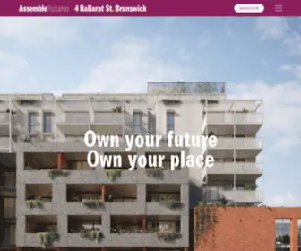 Assemble4Ballaratst.com(A more accessible path to home ownership for more people) Screenshot