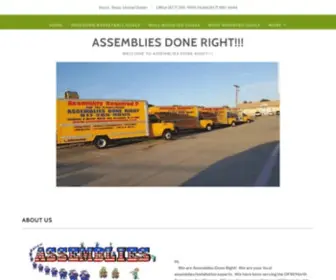 Assembliesdoneright.com(Assemblies Done Right) Screenshot