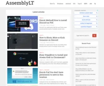 Assemblylanguagetuts.com(Window to the Tech world) Screenshot