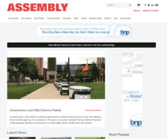 Assemblymag.com(Assembly Magazine) Screenshot