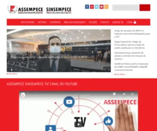 Assempece.org.br(SINSEMPECE) Screenshot