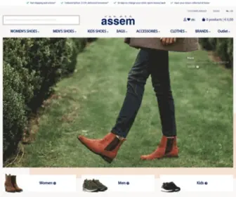 Assemshoes.com(Van den assem schoenen) Screenshot