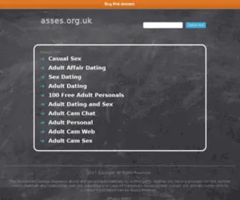 Asses.org.uk(Asses) Screenshot