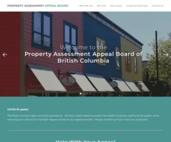 Assessmentappeal.bc.ca(Property Assessment Appeal Board) Screenshot