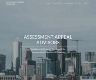 Assessmentappealadvisors.com(Assessment Appeal Advisors) Screenshot