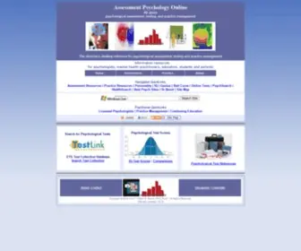 Assessmentpsychology.com(Assessment psychology online) Screenshot