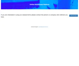 Assessments123.com(Online Assessment Platform) Screenshot