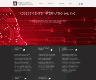 Assessmentsinternationalinc.com(Assessments International Inc) Screenshot