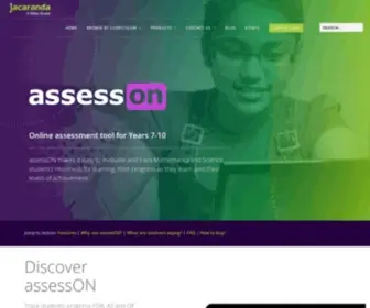 Assesson.com.au(Online assessment tool FOR) Screenshot