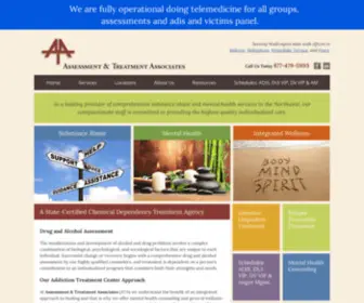 Assesstreat.com(Assessment & Treatment Associates) Screenshot