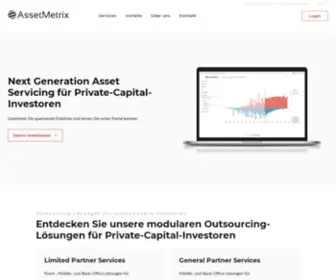 Asset-Metrix.com(Next Generation Asset Servicing) Screenshot