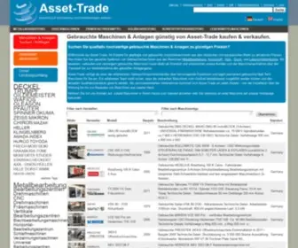 Asset-Trade.de(Beste Gebrauchtmaschinen & 1A Anlagen schnell kaufen & verkaufen) Screenshot