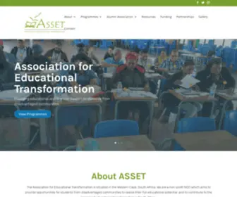 Asset.org.za(Home) Screenshot