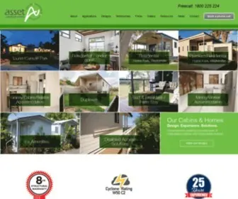 Assetcabins.com.au(Asset Cabins and Homes) Screenshot